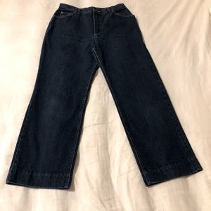 CLEARANCE Vintage Lee Wide Leg Hemmed Dark Wash Size 30 Jeans